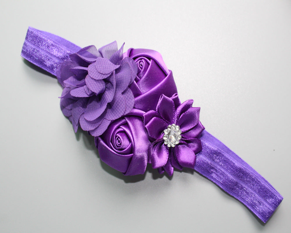 Children's Chiffon Rose Elastic Hair Band