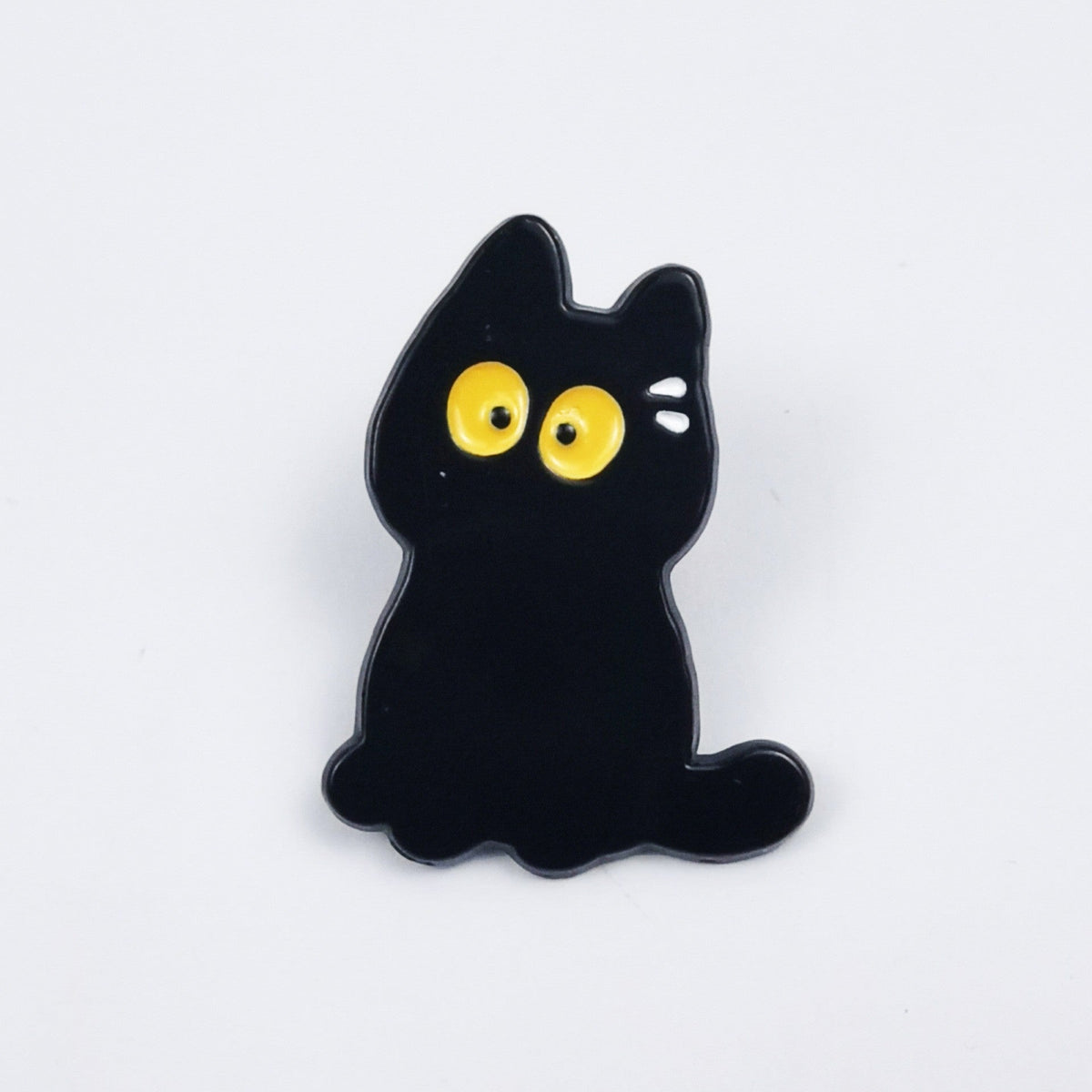 Black Catstyle Brooch, Versatile And Niche, Made Of Alloy For Clothing