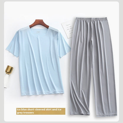 Summer Thin Homewear Suit Pajamas