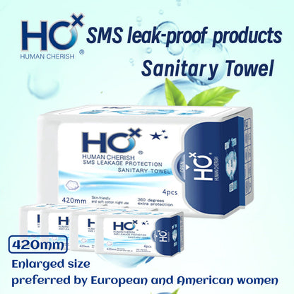 Sanitary Napkins In English Packaging