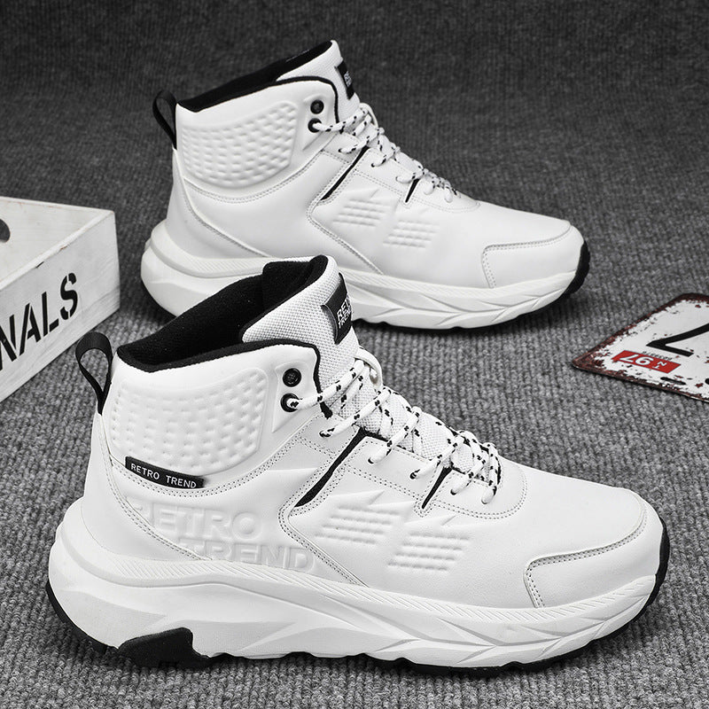 Casual Leather Sneakers for Couples