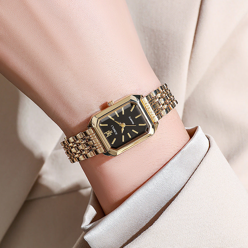 Square Ladies' Steel-band Watch