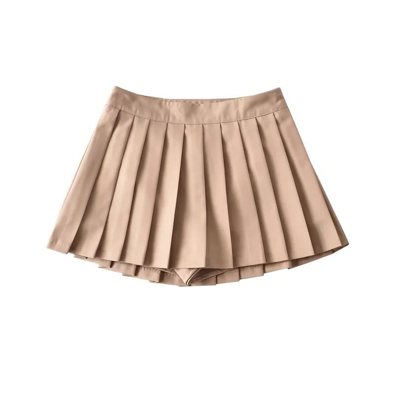 High Waist A-Line Skirt