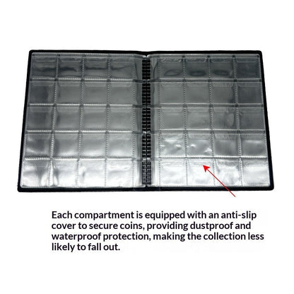 200 Square Coin Album Holders