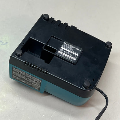 MAKITA Rapid Battery Charger Forced Air Cooling Fan 18v Black/Blue DC18RA (Used)