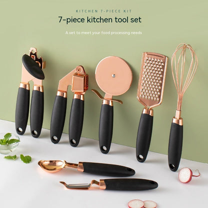 Copper Plating Kitchen Peeler Set
