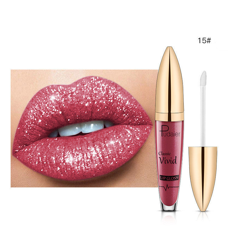 Pudaier Glitter Flip Matte Lip Gloss