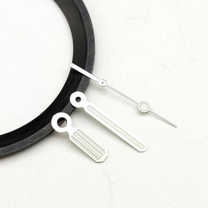 Oak Three-hand Watch Hands Raised With Green Luminous Coating NH35 Hands Compatible With NH364R Movements