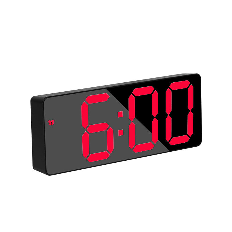 Simple Style LED Electronic Alarm Clock Battery and Plug-in Dual-use Timepiece Yida Time