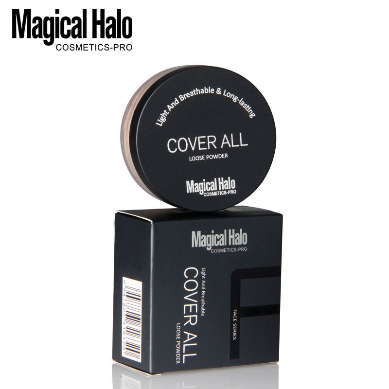 Makeup Magical Halo Three-Color Natural Concealer Loose Powder Fixed Makeup Honey Powder Makeup Waterproof Does Not Take Off Makeup