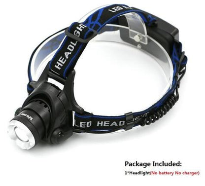 Led Zoomable Headlamp Lantern XML T6 5000LM  Flashlight Torch T6