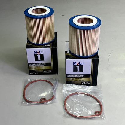 MOBIL 1 (2 PACK) Engine Oil Filter For BMW Vehicles Extended Protection M1C-155A