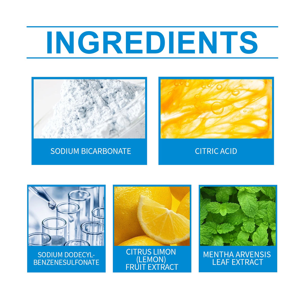 Refrigerator Cleaning Effervescent Tablet Kitchen Refrigerator Cleaning Anti-Oil Anti-Odor Multi-Purpose Cleaning Tablet