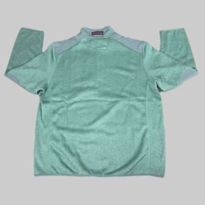 VINEYARD VINES Martha's Vineyard Men's Teal Green Half Zip Pullover Sz- XL