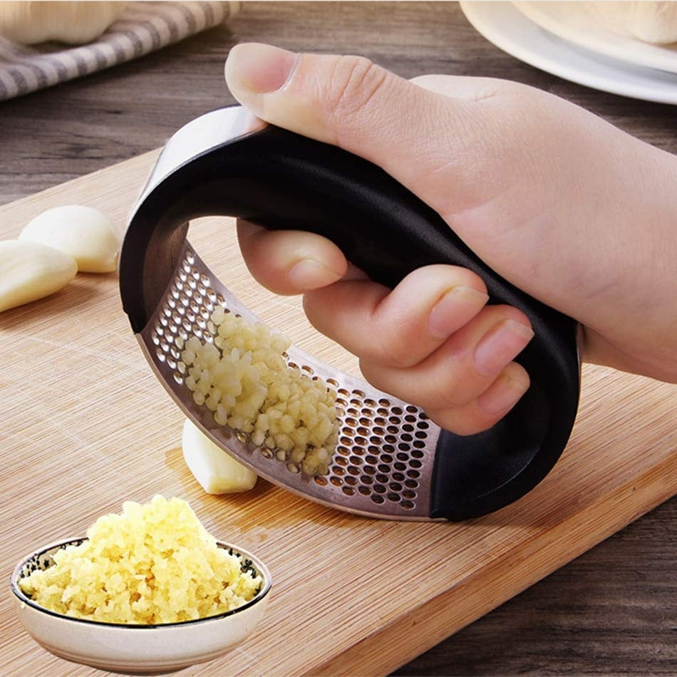 Stainless Steel Garlic Masher Press Kitchen Tool