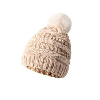 Fashionable Thickened Knitted Wool Warm Hat