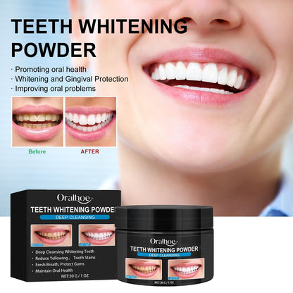 Teeth Whitening Powder, Teeth whitening beauty teeth cleaning tartar teeth yellow smoke teeth care for the mouth