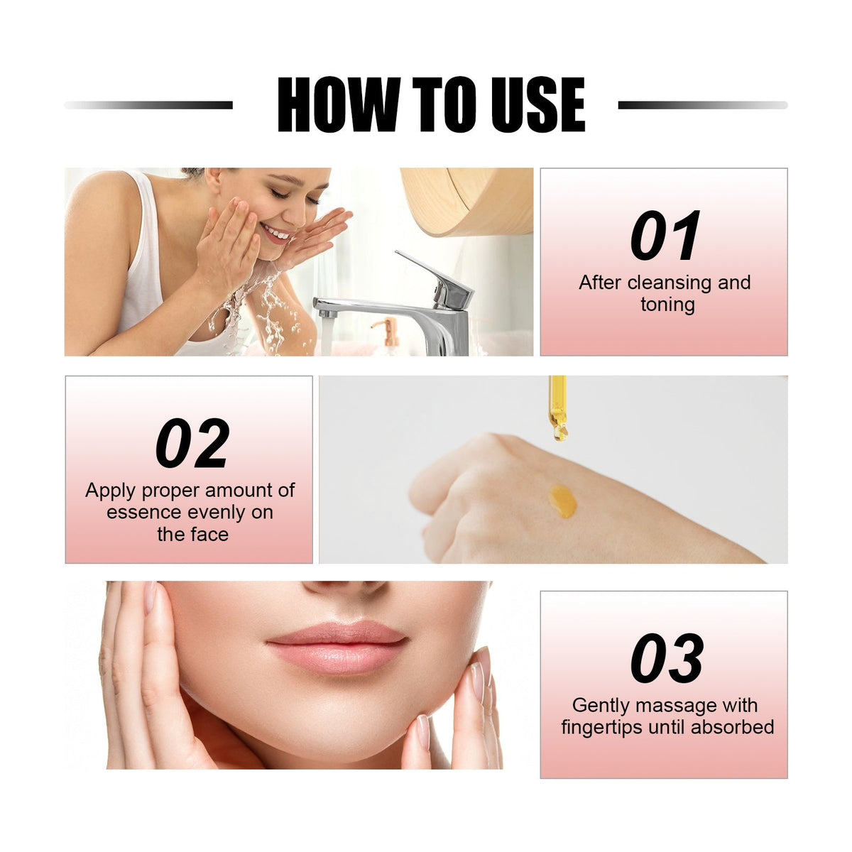 Ginseng Snail Essence, Brightening Skin Moisturizing And Repairing Dull Skin And Anti-wrinkle Essence