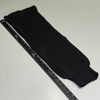 MODELLINE Solid/Practice Knit Hockey Socks Large Black SOL2
