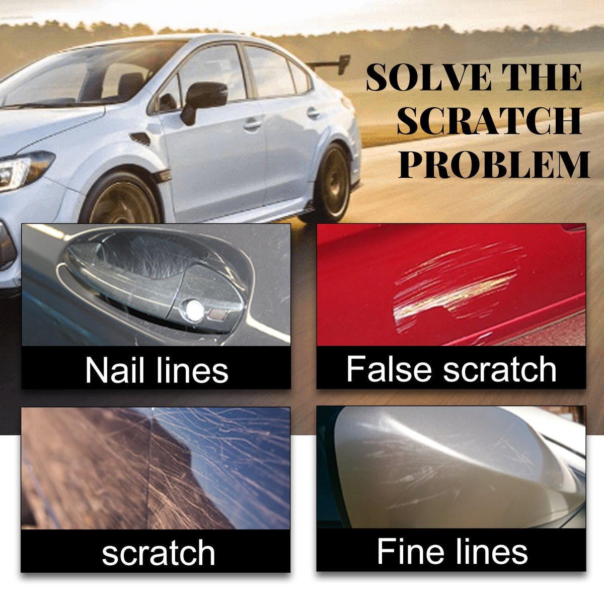 Car Paint To Scratch Artifact, Remove Paint Scratches Repair Protection Scratches Decontamination Polishing