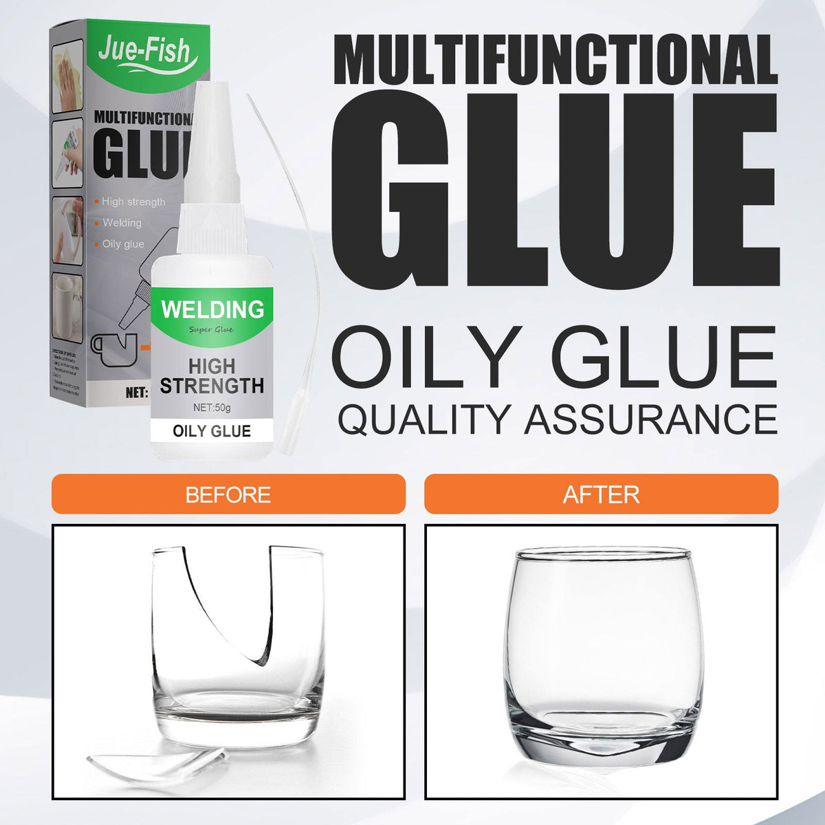 Multi-Functional Ceramic Waterproof Transparent Glue, Glass Wood Special Quick-Drying Glue Universal Glue