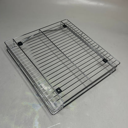 LYNK Easy Mount Professional Roll Out Cabinet Organizer 17"x18" Chrome 401718WB