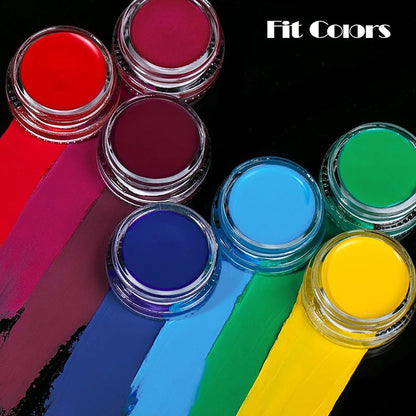 Fit Colors 12 Color Fluorescent Eyeliner Halloween Face Color Painting