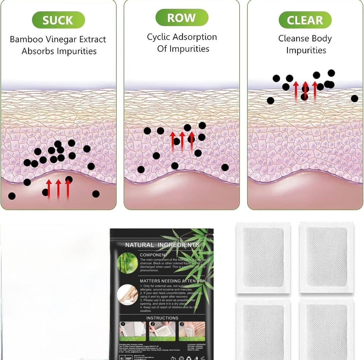 DetoxSoothe Foot Pads