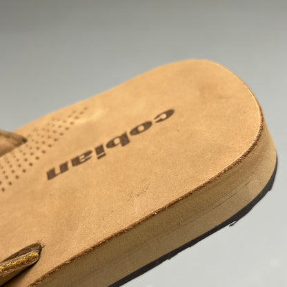COBIAN Lazo Premium Leather Sandals Men's Sz 12 EU 45 Tan LZO-24-230-12