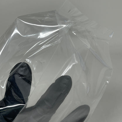 (100 PACK) Clear Gusseted Poly Plastic Bags Candy Cookie 1.5 Mil 4.5"x 2.75"x 10.75"