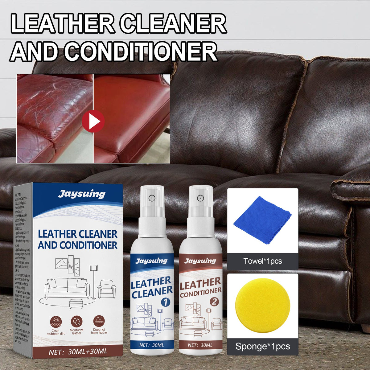 Leather Cleaning And Maintenance Agent, Leather Care Leather Suit Sofa Maintenance Cleaner