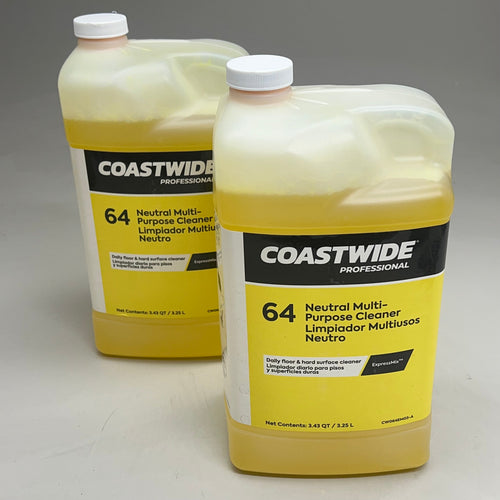 COASTWIDE (2 Pack) All Purpose Neutral Cleaner 6.5L Yellow