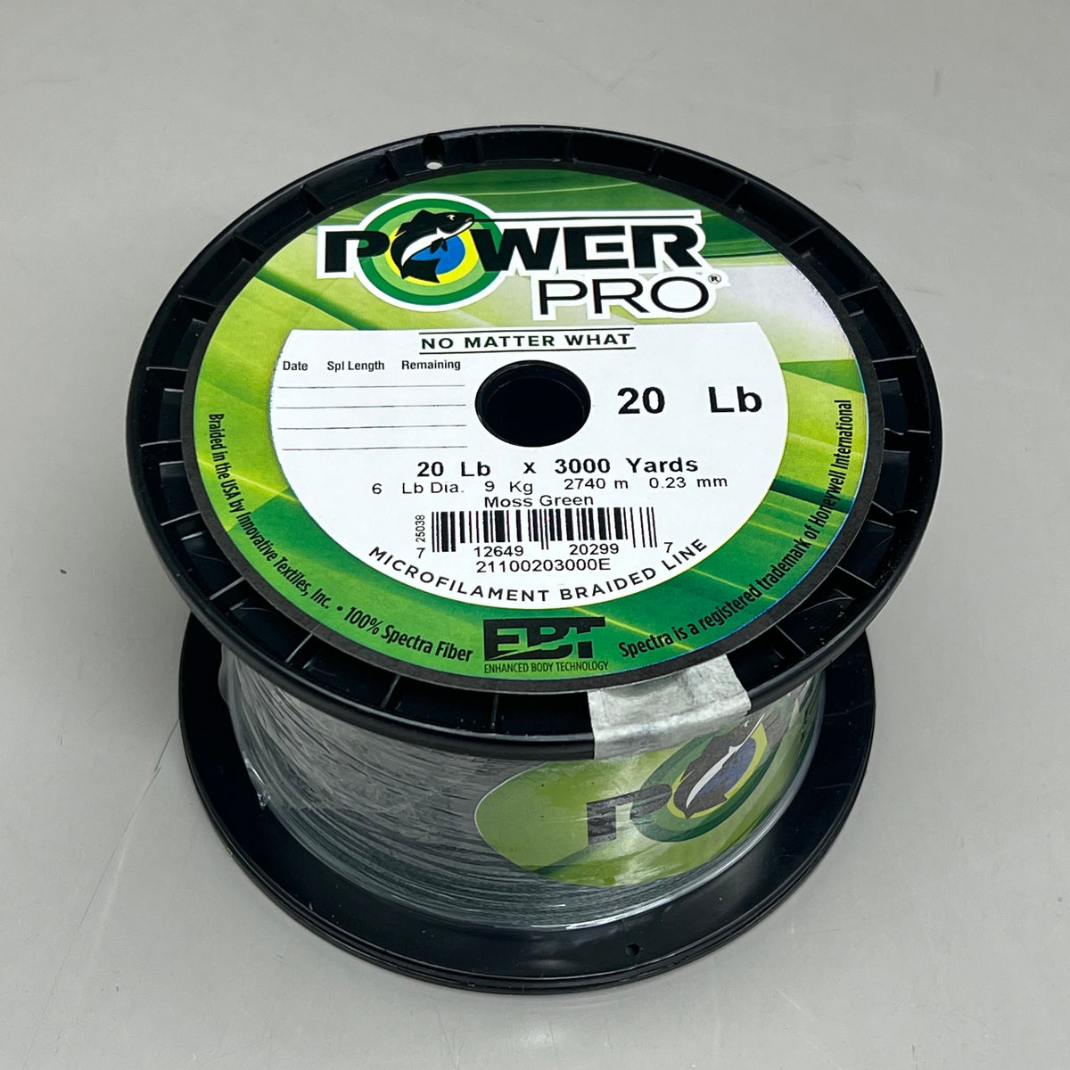 POWER PRO High-Performance Spectra Braid Abrasion Resistant  20lb X 3000 Yds