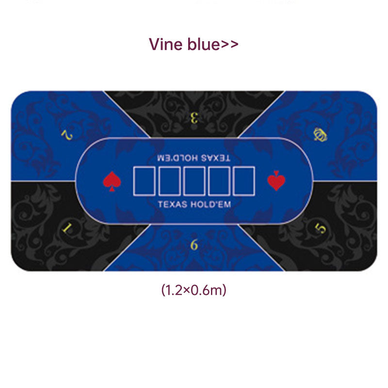 Dezhou playing card pad tablecloth table cushion square round chip rubber cushion playing card table top cushion