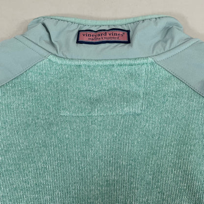 VINEYARD VINES Martha's Vineyard Men's Teal Green Half Zip Pullover Sz- L