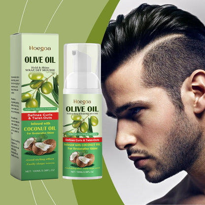 Hair Styling Foam Mousse Refreshing Oil Control Light Protection Volume Fluffy Long-Lasting Styling Dry Hair Mousse