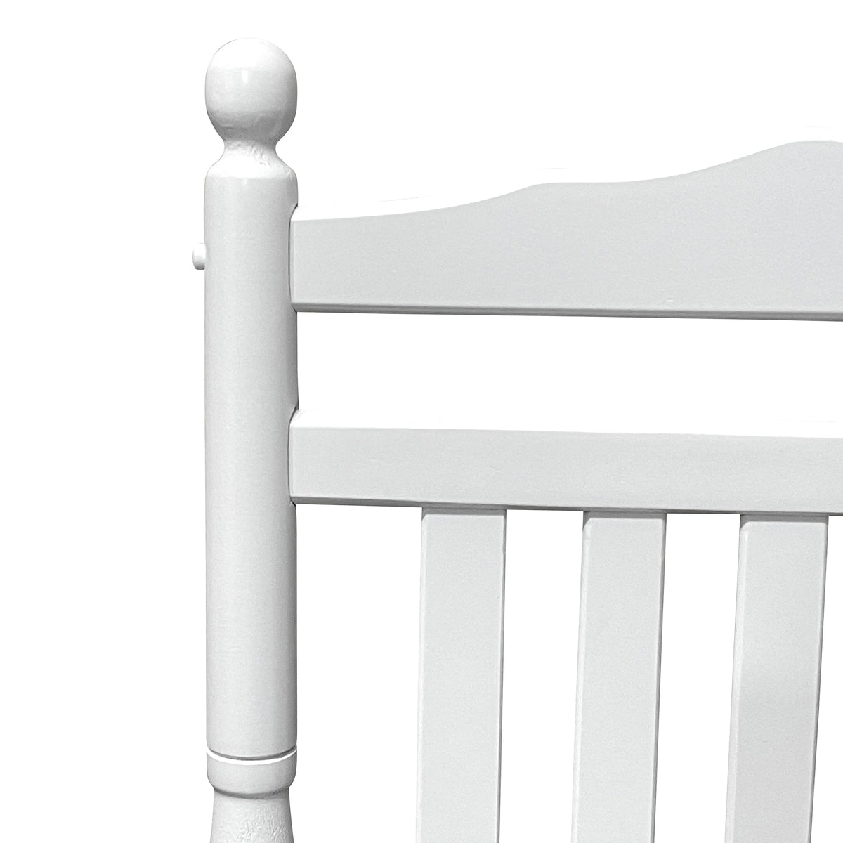 BALCONY PORCH ADULT ROCKING CHAIR   - WHITE