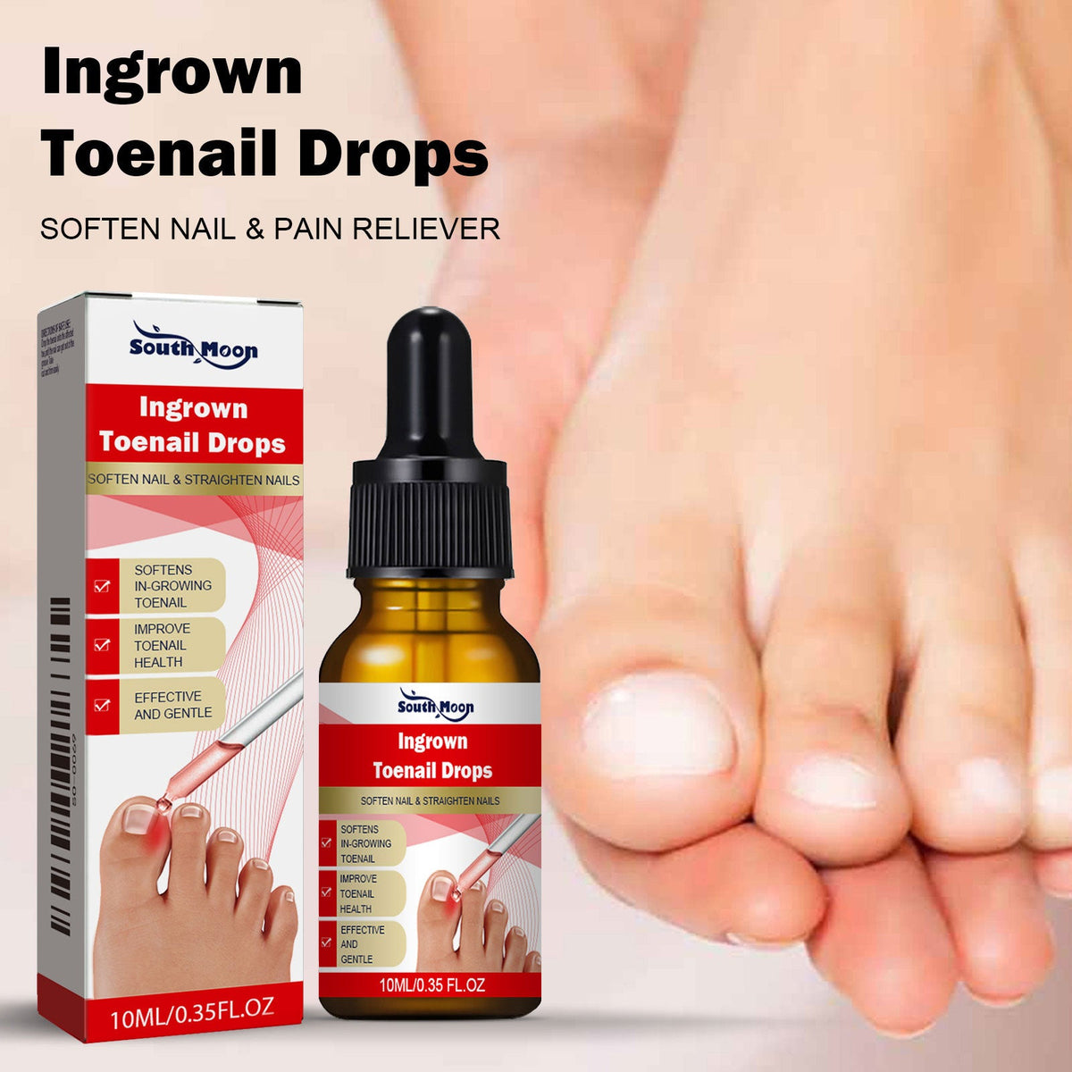Toenail Repair Essence Moisturizes, Restores And Cleanses Foot Nails And Brightens With Essential Oil