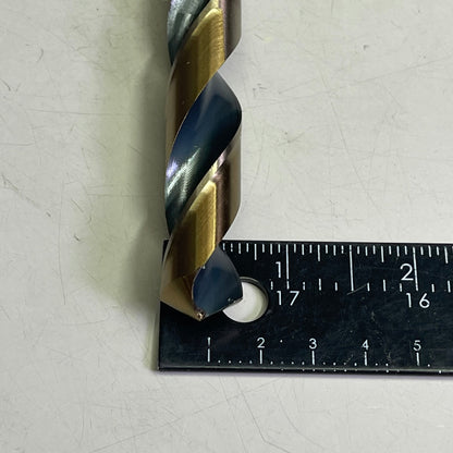KIMBALL MIDWEST Super Primalloy Reduced Shank S&D Drill Bit 5/8"Dia x 6"L 82040