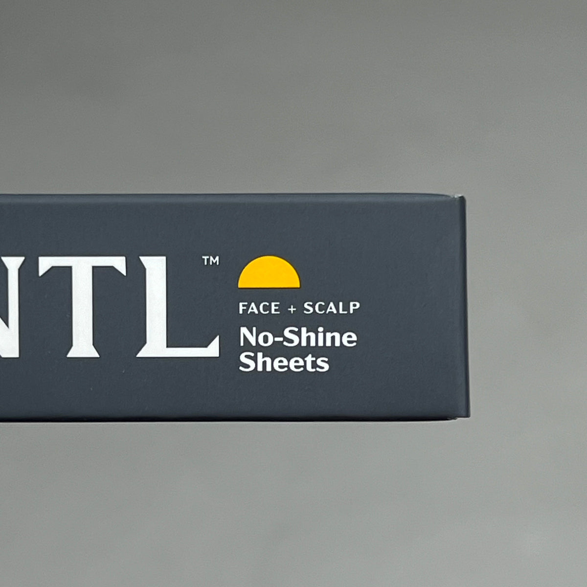 MANTL No-Shine Mattifying Sheets Made W/ Bamboo & Charcoal 196.8" X 2.8" Black