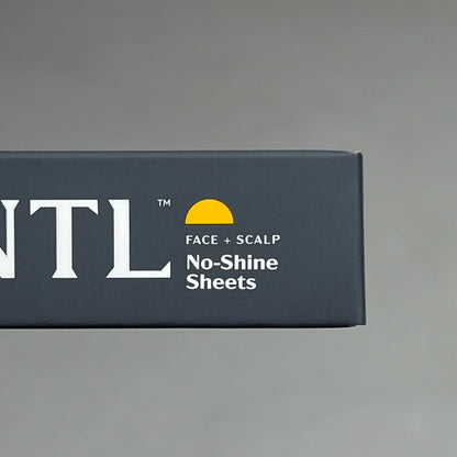 MANTL No-Shine Mattifying Sheets Made W/ Bamboo & Charcoal 196.8" X 2.8" Black