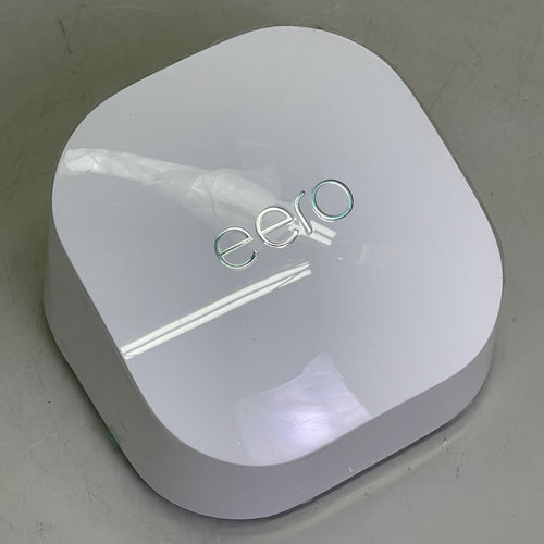 AMAZON Eero 6+ Mesh Wifi Router 1 Gigabit, 75+ devices, 1500 sq ft White R010001 (New Other)