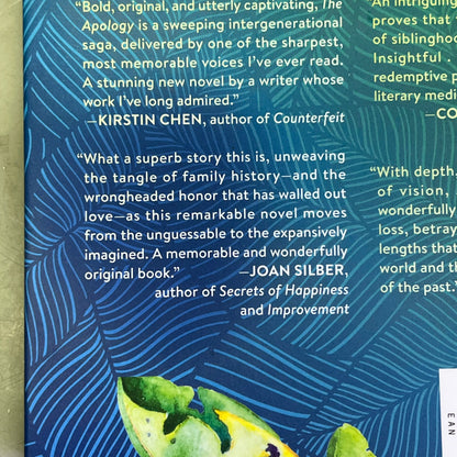 THE APOLOGY About A South Korean Matriarch Hardcover Book By Jimin Han