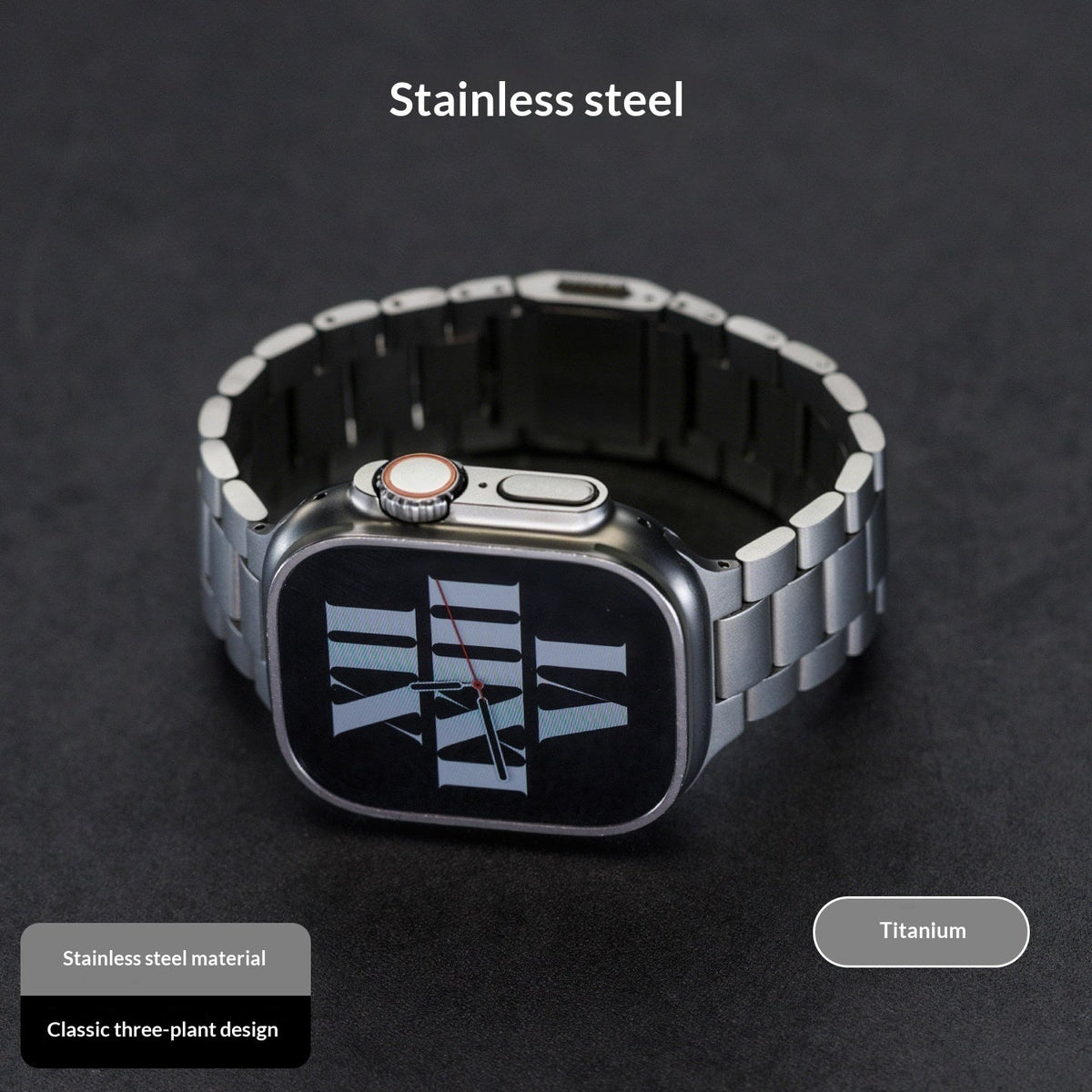 Classic Magnetic Metal Titanium Alloy Watch Strap