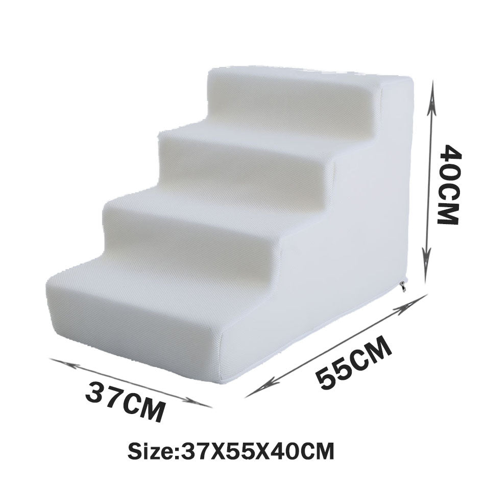 Pet Cat Sofa Steps Folding Non-slip Dog Ladder