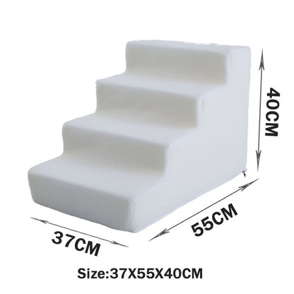 Pet Cat Sofa Steps Folding Non-slip Dog Ladder