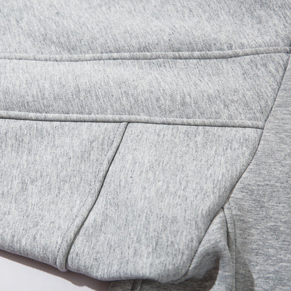 Solid Color With Fur Turtleneck Hooded Sweater For Men