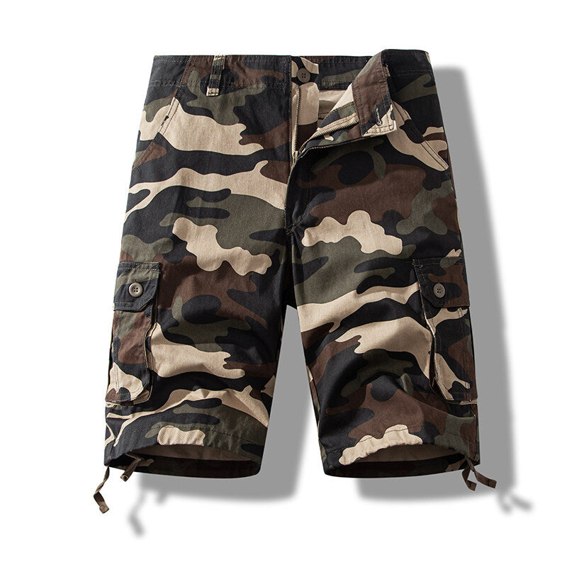 Foreign Trade All-cotton Multi-pocket Work Shorts