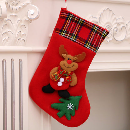 Santa Claus Socks Christmas Tree Pendant
