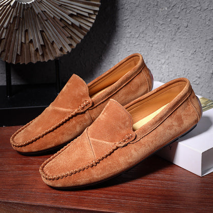 Large Size Slip On Loafers Simple